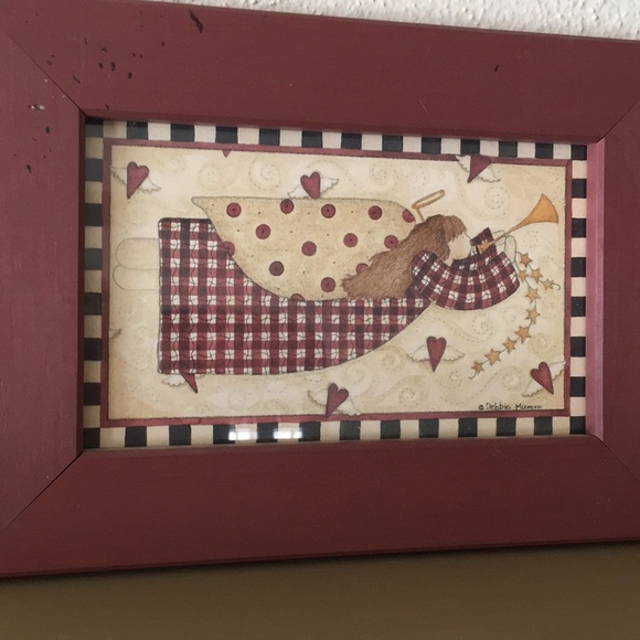 Debbie Mum Angel Folk Art Table Runner, Reversible 14” by 54”🎁 - Picture 10 of 10